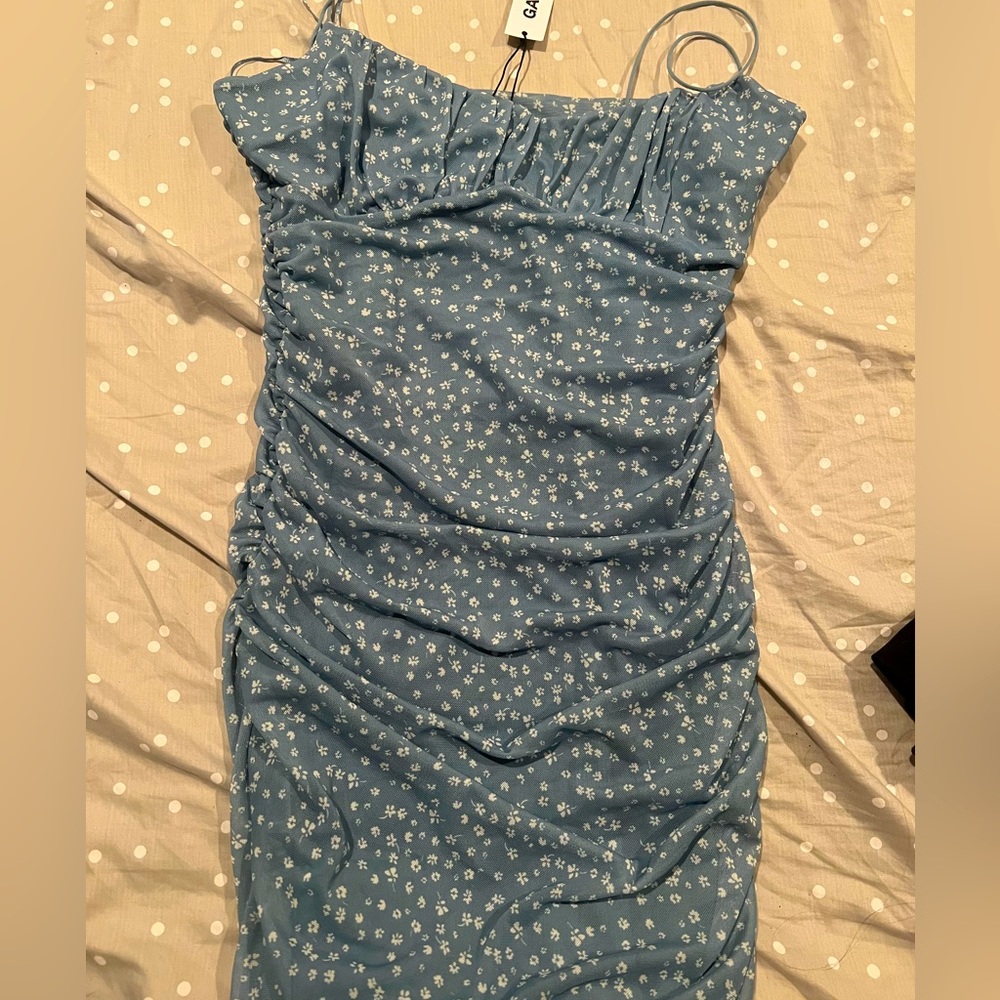 Blue dress
